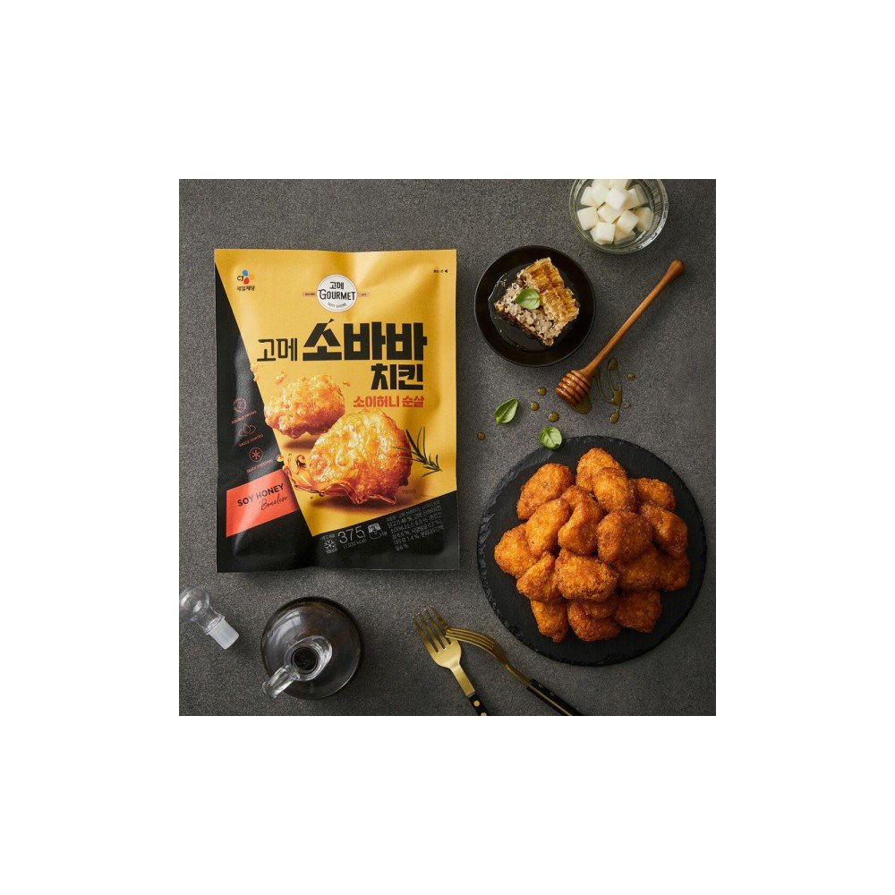고메 소바바치킨 소이허니 순살 375G x4개